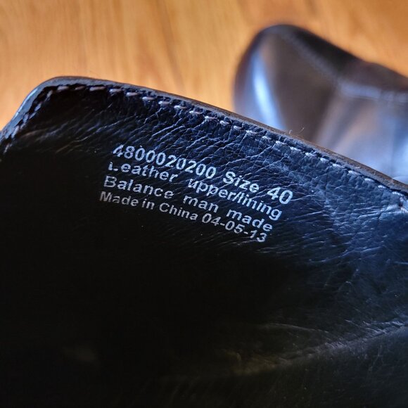 Dansko Black Leather Buckle Clogs 40 Comfort Shoes Chunky TAMARA 9.5 10 - Picture 4 of 9